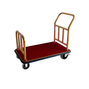 Aukron AA01 Titanium Gold Stainless Steel Luggage Cart