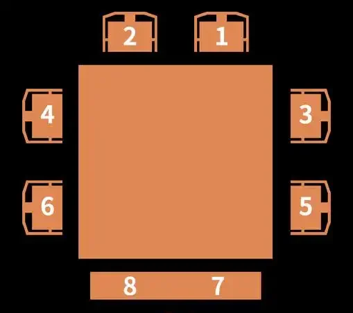 hotel seating layout
